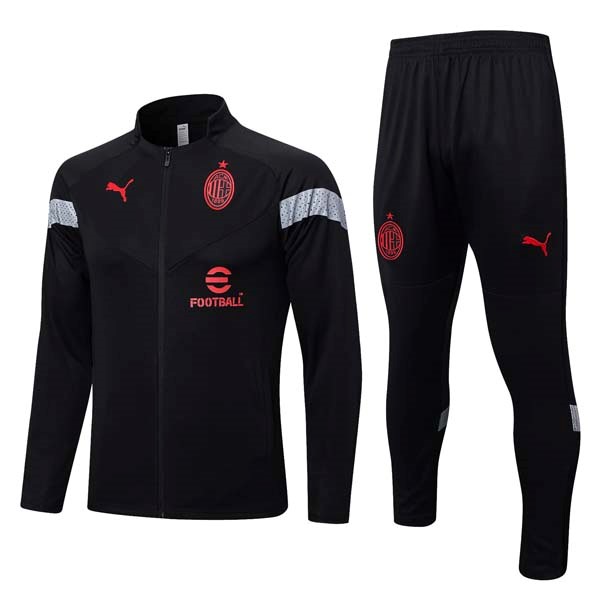 Survetement AC Milan 2022-23 Noir Rouge